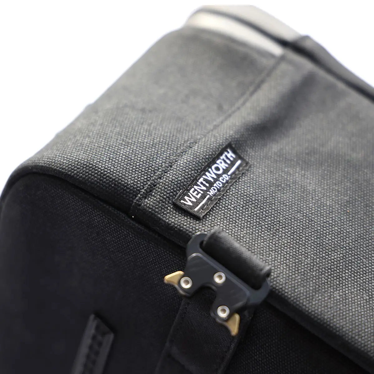 Wentworth Switchback Black Motorcycle Tail Bag / Backpack