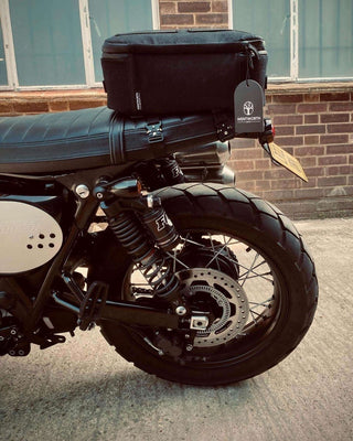Wentworth Switchback Black Motorcycle Tail Bag / Backpack