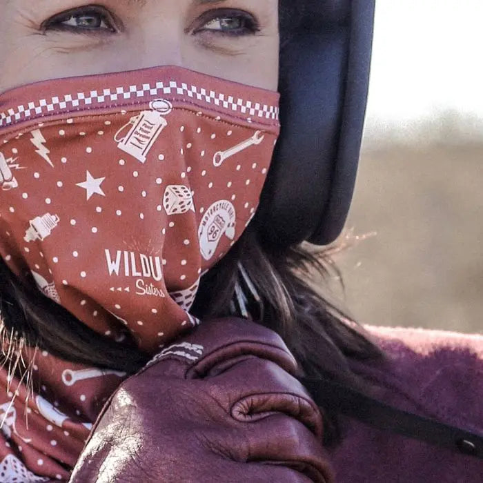 Wildust Sisters Neck Tube - Red Chilli | Veloce Club