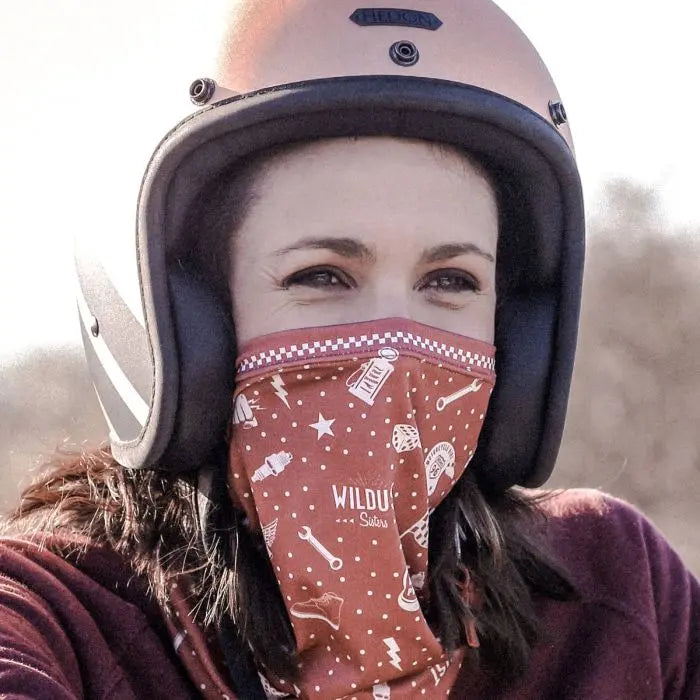 Wildust Sisters Neck Tube - Red Chilli | Veloce Club