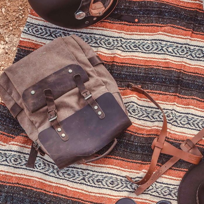 Wildust Sisters Mexican Rug with leather strap | Veloce Club