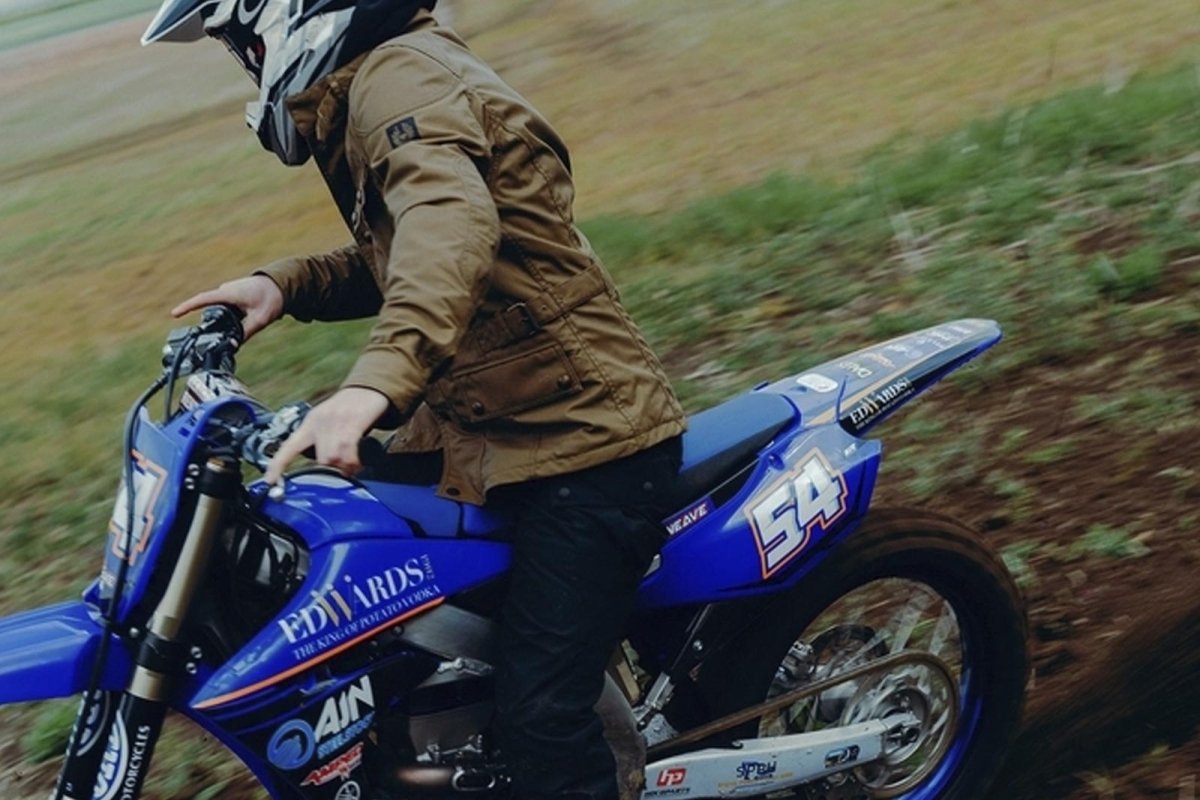 Belstaff mens motorcycle jacket in waxed cotton