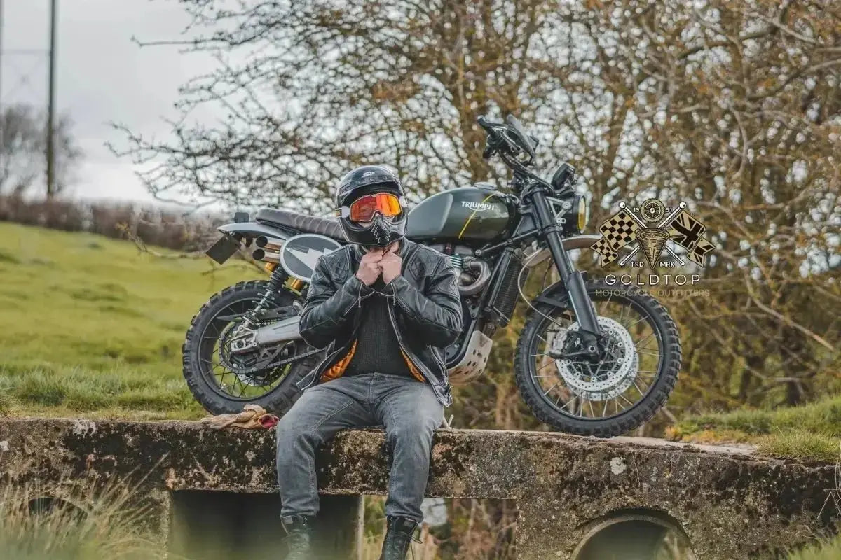 Goldtop Motorcycle Jackets - Veloce Club