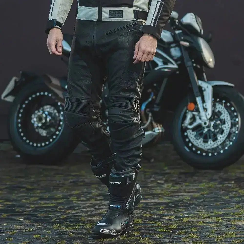 Motorcycle Leather Trousers - Veloce Club