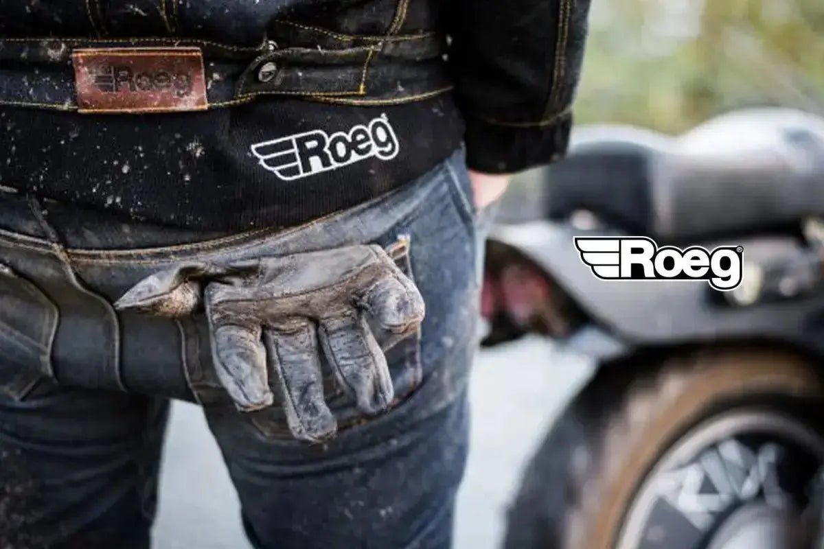 Roeg Motorcycle Clothing available at Veloce Club