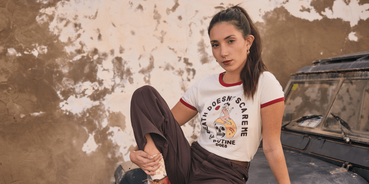 Wildust Sisters Ladies T-shirts available at Veloce Club