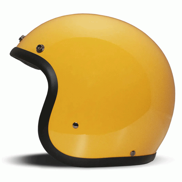 DMD Jet Retro Yellow Open face Helmet | Veloce Club
