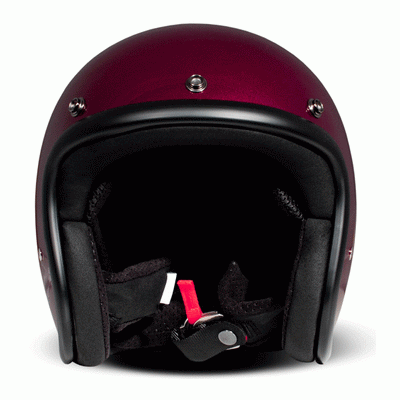 DMD Jet Retro Purple Open face Helmet | Veloce Club