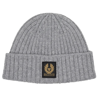 Belstaff Watch Beanie in Grey available at Veloce Clu
