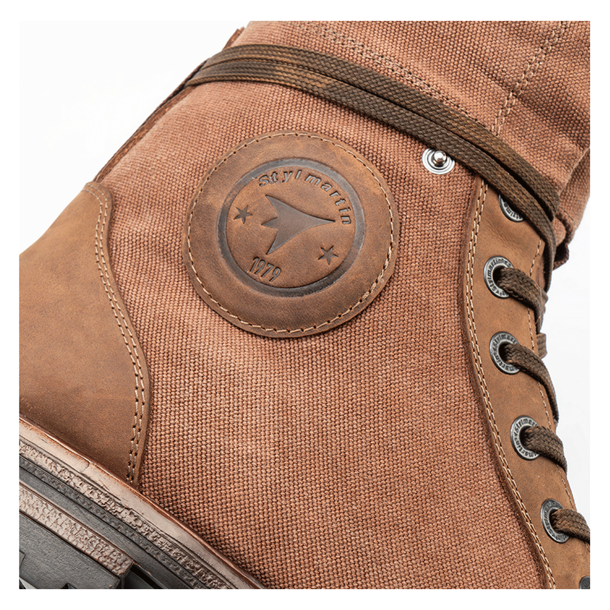 Stylmartin Smith Air Brown Motorcycle Boots | CE Riding Boots