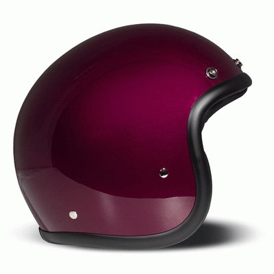 DMD Jet Retro Purple Open face Helmet | Veloce Club