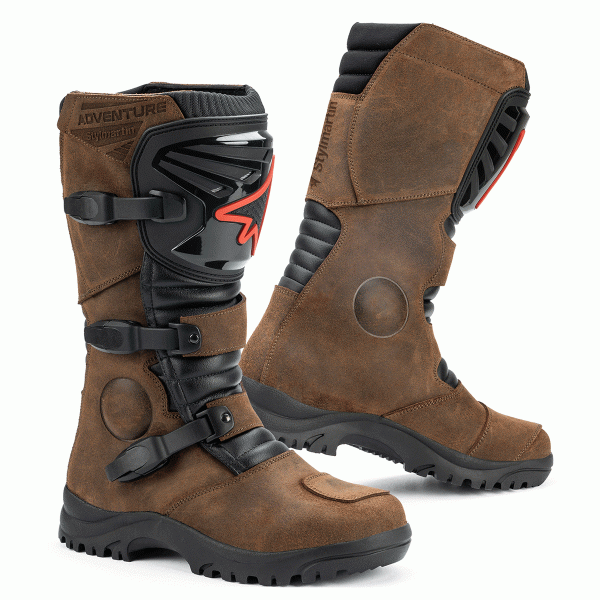 Stylmartin Overlander Waterproof Boot in Brown | Veloce Club