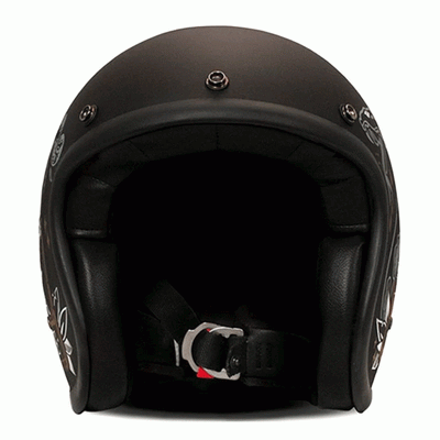 DMD Jet Retro Cards Open face Helmet | Veloce Club