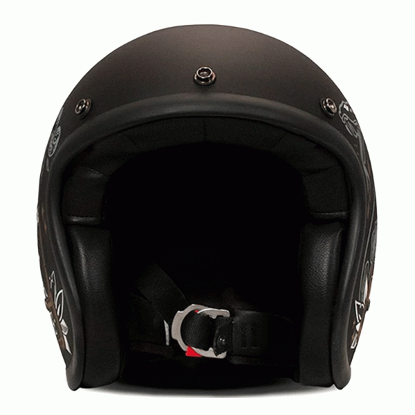 DMD Jet Retro Cards Open face Helmet | Veloce Club