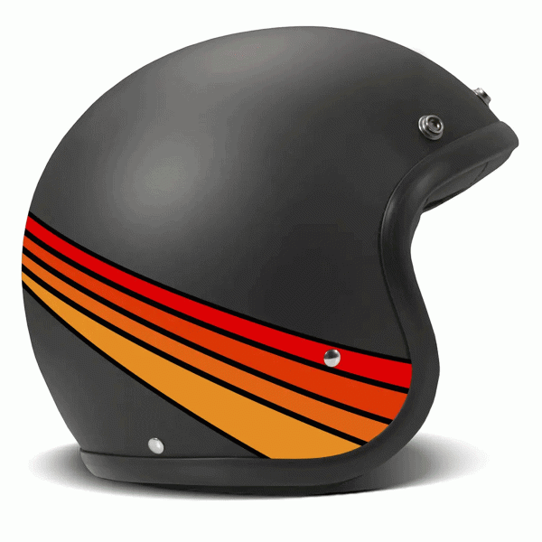 DMD Jet Retro Fuoco Open face Helmet | Veloce Club