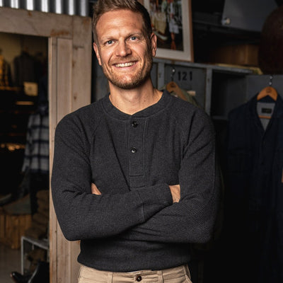 Pike Brothers 1936 Waffle Shirt Iron Grey | Veloce Club