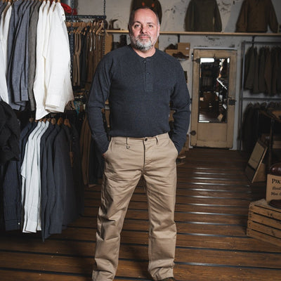 Pike Brothers 1936 Waffle Shirt Iron Grey | Veloce Club