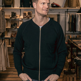 1943 C2 Sweater Black - available at Veloce Club