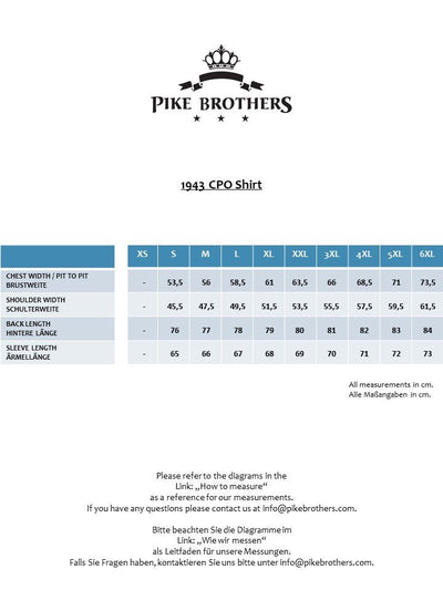 1943 CPO Shirt Hamburg Blue