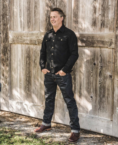 1943 CPO Shirt Moleskin Sulphur Black