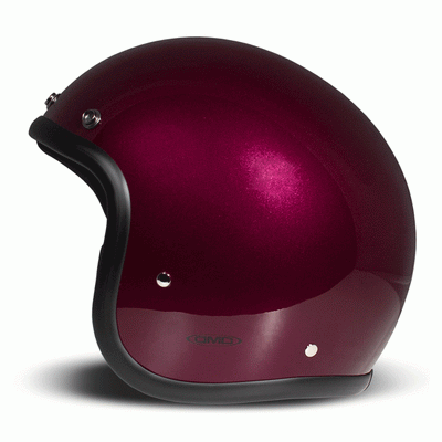 DMD Jet Retro Purple Open face Helmet | Veloce Club