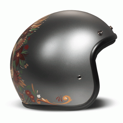 DMD Jet Retro Skull Open face Helmet | Veloce Club