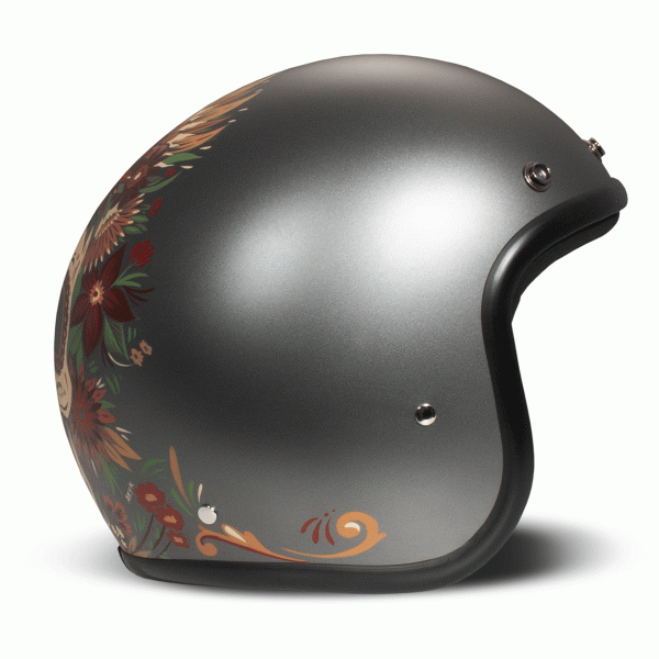 DMD Jet Retro Skull Open face Helmet | Veloce Club