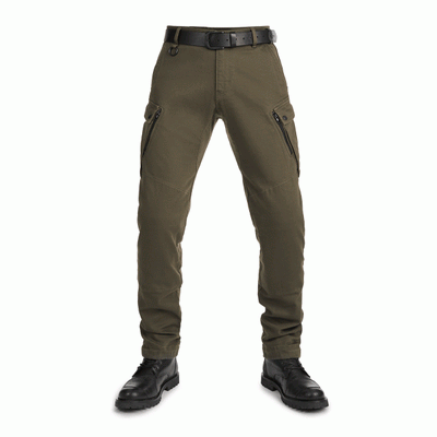 Pando Moto Mark AAA Cargo Pants in Olive | Veloce Club
