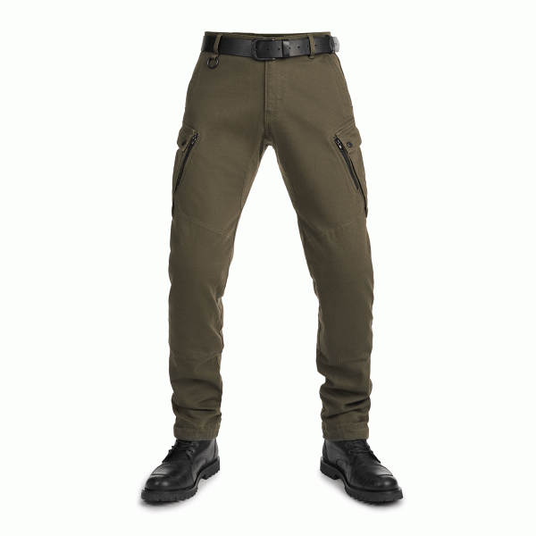 Pando Moto Mark AAA Cargo Pants in Olive | Veloce Club