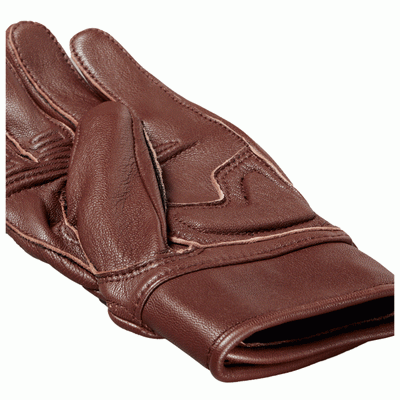 Belstaff Montgomery Leather Motorcycle Gloves Oxblood | Veloce Club