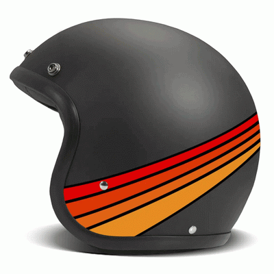DMD Jet Retro Fuoco Open face Helmet | Veloce Club