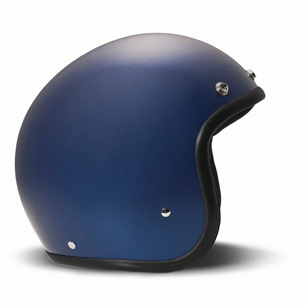 DMD Jet Retro Matt Deep Blue Open face Helmet | Veloce Club