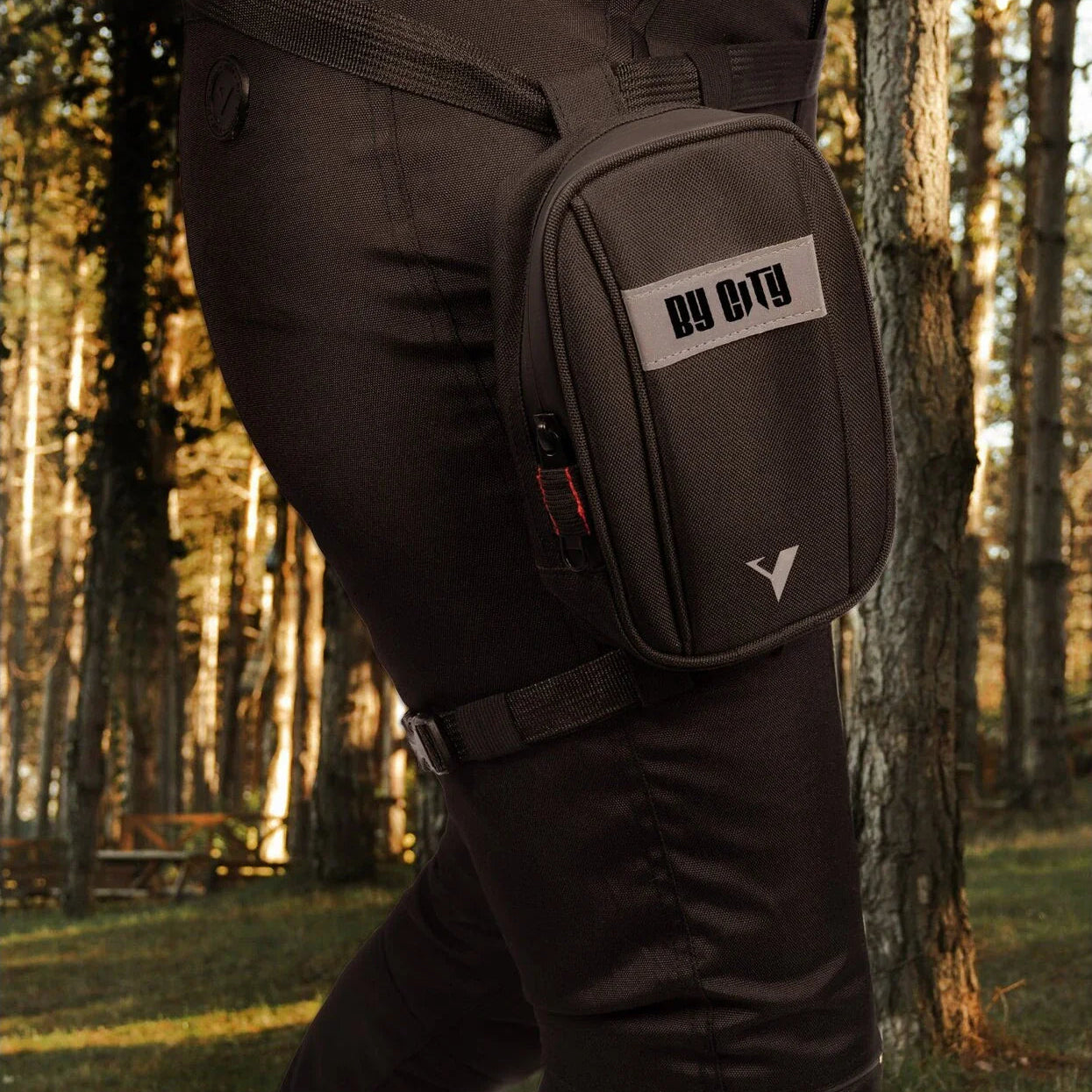 By City Leg bag available at Veloce Club