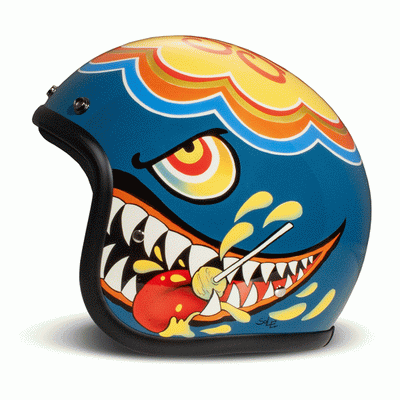 DMD Jet Retro Lollipop Open face Helmet | Veloce Club