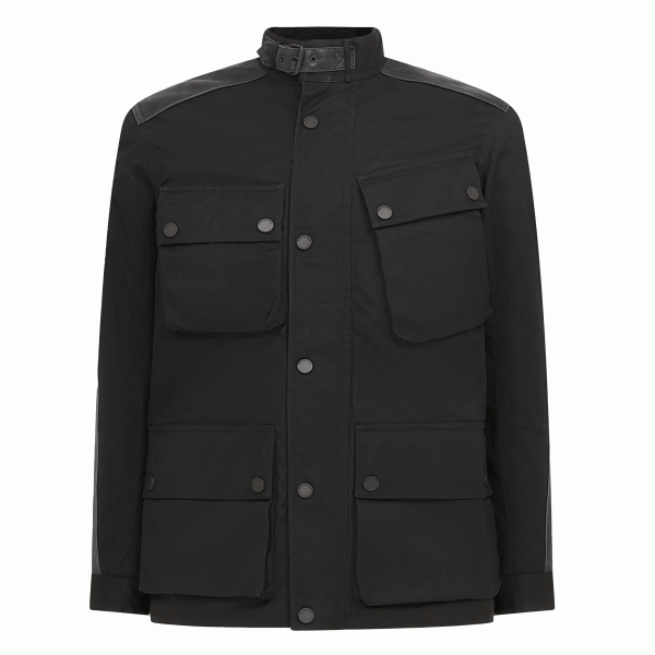 Belstaff Trackmaster Ultracore 8oz Jacket - Black | Veloce Club