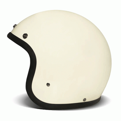 DMD Jet Retro Cream Open face Helmet | Veloce Club