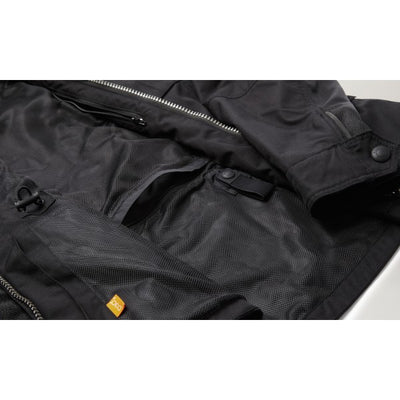 Belstaff Airflow Motorcycle Jacket in Black | Veloce Club