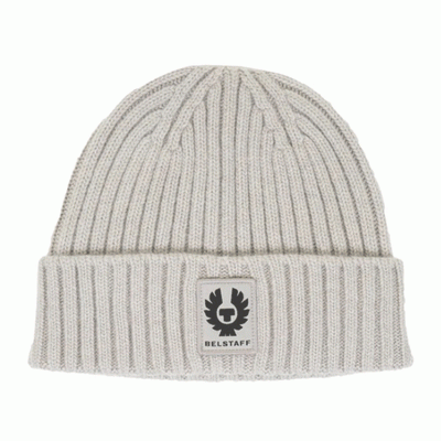 Belstaff Watch Beanie in Cement Grey | Veloce Club