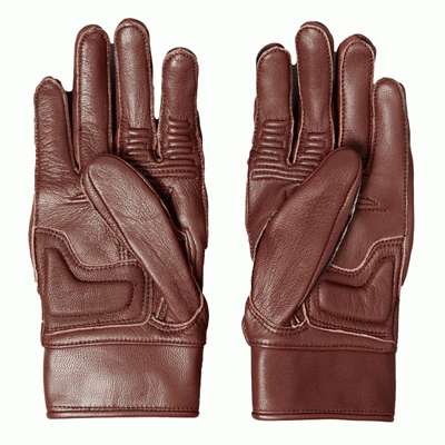Belstaff Montgomery Leather Motorcycle Gloves Oxblood | Veloce Club