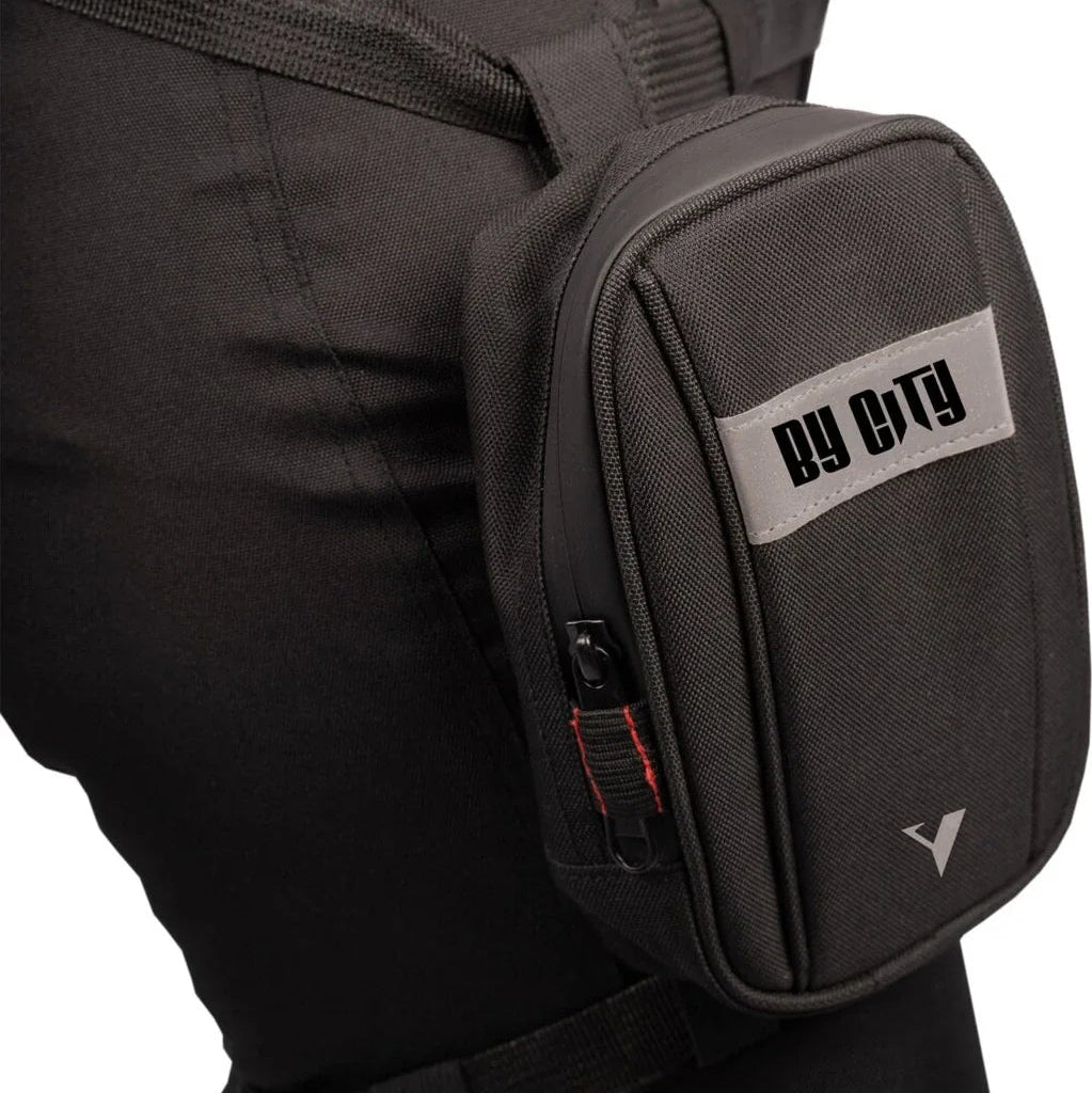 By City Leg bag available at Veloce Club