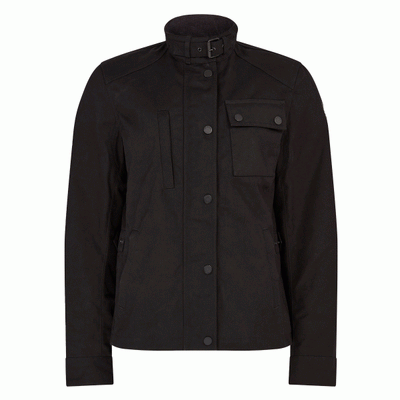 Belstaff Kate's Cottage Women's Motorcycle Jacket - Black | Veloce Club