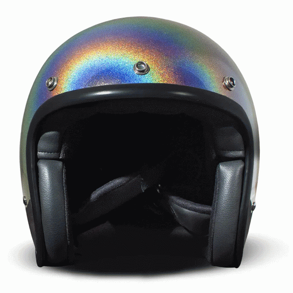 DMD Jet Retro Rainbow Open face Helmet | Veloce Club