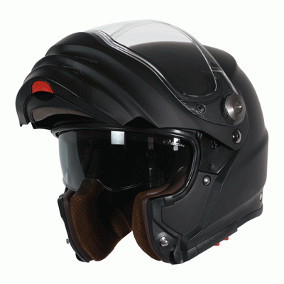 Origine Galaxy flip-front motorcycle helmet in Matt Black | Veloce Club