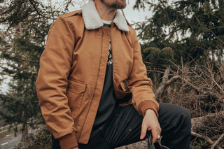 Age of Glory Cockpit Jacket in Caramel