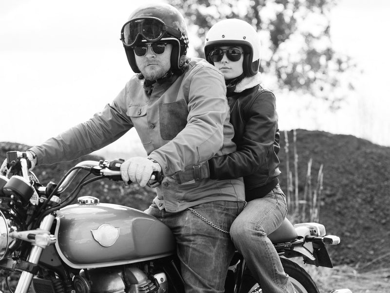 Guido on his motorbike on his way in to Veloce Club! 