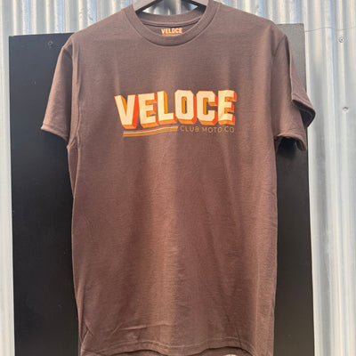 Veloce Club Malibu T-shirt in Brown