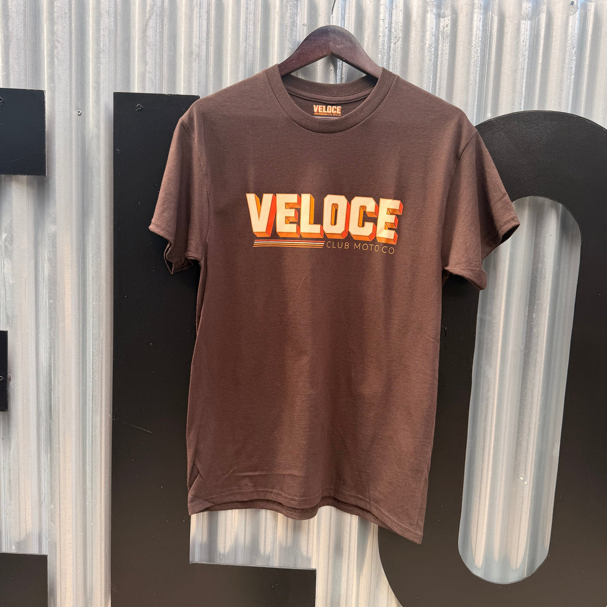 Veloce Club Malibu T-shirt in Brown