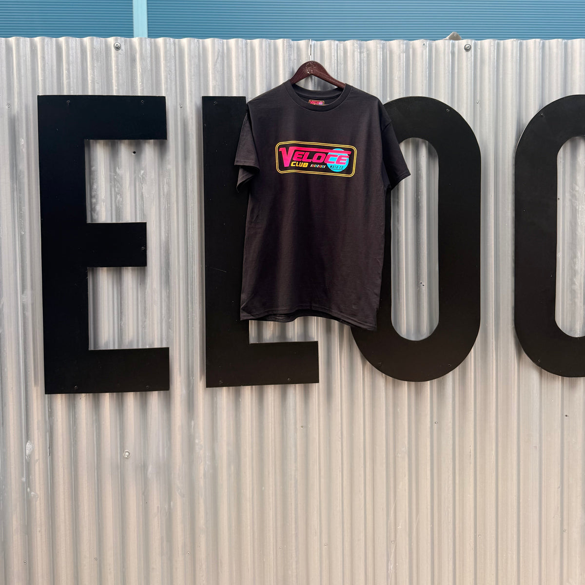 Veloce Club Neon 85 T-shirt in Blue