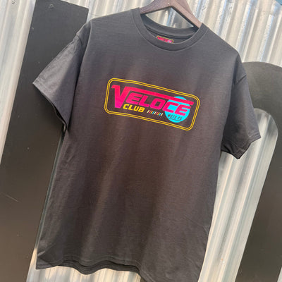 Veloce Club Neon 85 T-shirt in Blue