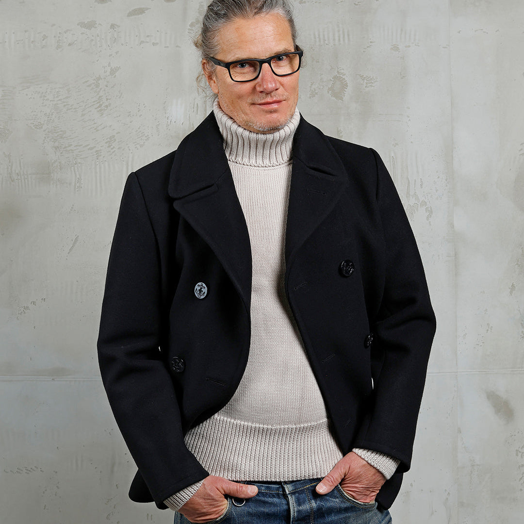 Pike Brothers 1938 Pea Coat Black | Veloce Club